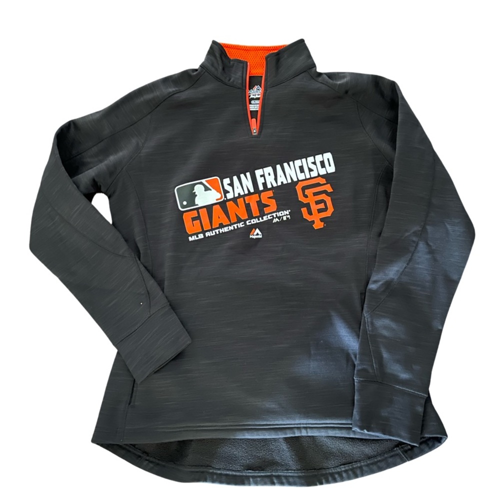 COPY - San Francisco Giants 3/4 Zip Pullover Jacket: MLB Official: Women’s XL